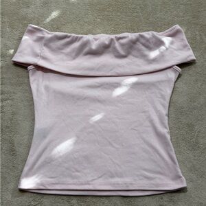 Off-Shoulder Pink Women's Top